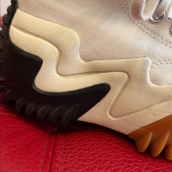 Converse White Run Star Motion High Top Platform Sneakers, Sz M 3 W 4.5 - Picture 5 of 12